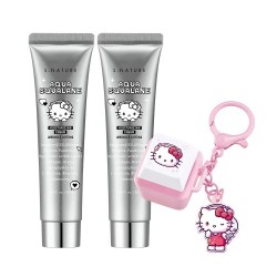 OY韓國預訂優惠 S.Nature Aqua Squalane Moisturizing Cream 角鯊烷補水面霜 60ml＋60ml *Hello Kitty 